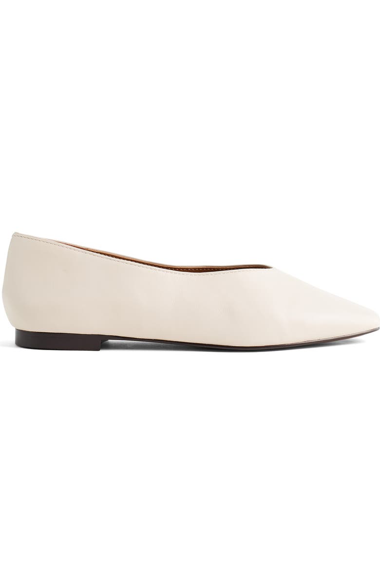 Madewell Mylie Ballet Flat, Main, color, Pebble Stone
