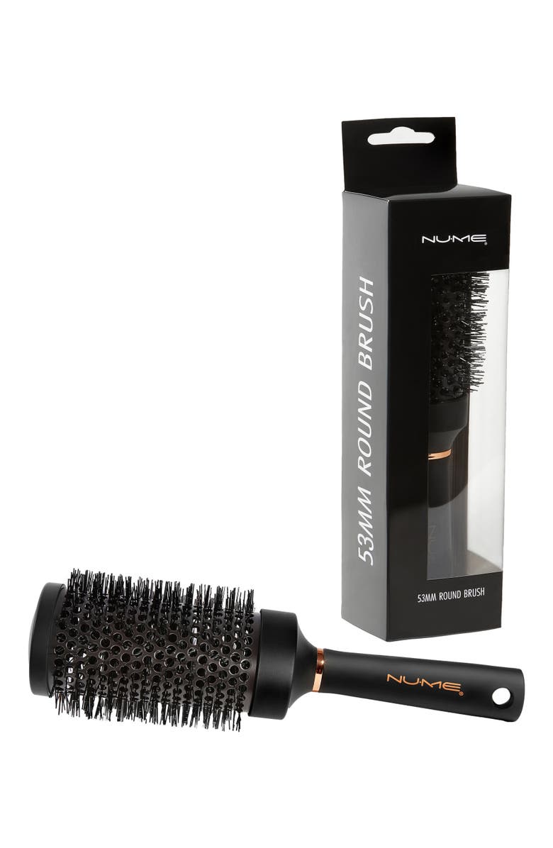 NUME Ionic Round Brush, Alternate, color, Black
