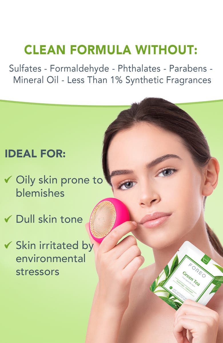 FOREO UFO Mask Japanese Green Tea, Alternate, color, NO COLOR