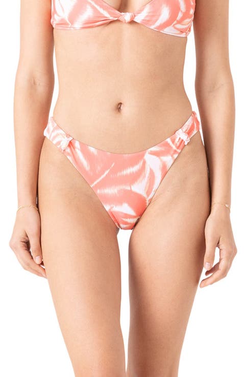 Palm Haze Scoop Front Bikini Bottoms
