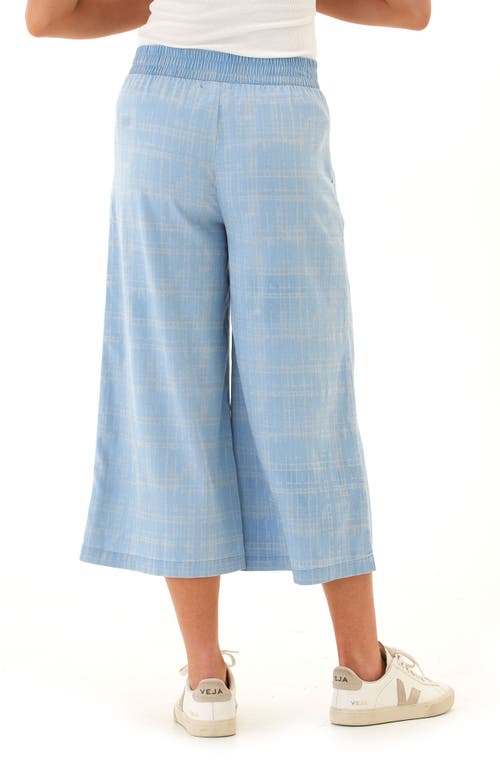 Threads 4 Thought Alora Plaid Stretch Capri Pants In Blue