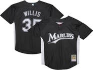 Mitchell & Ness Men's Mitchell & Ness Dontrelle Willis Black Florida Marlins Cooperstown Collection 2007 Batting Practice Jersey