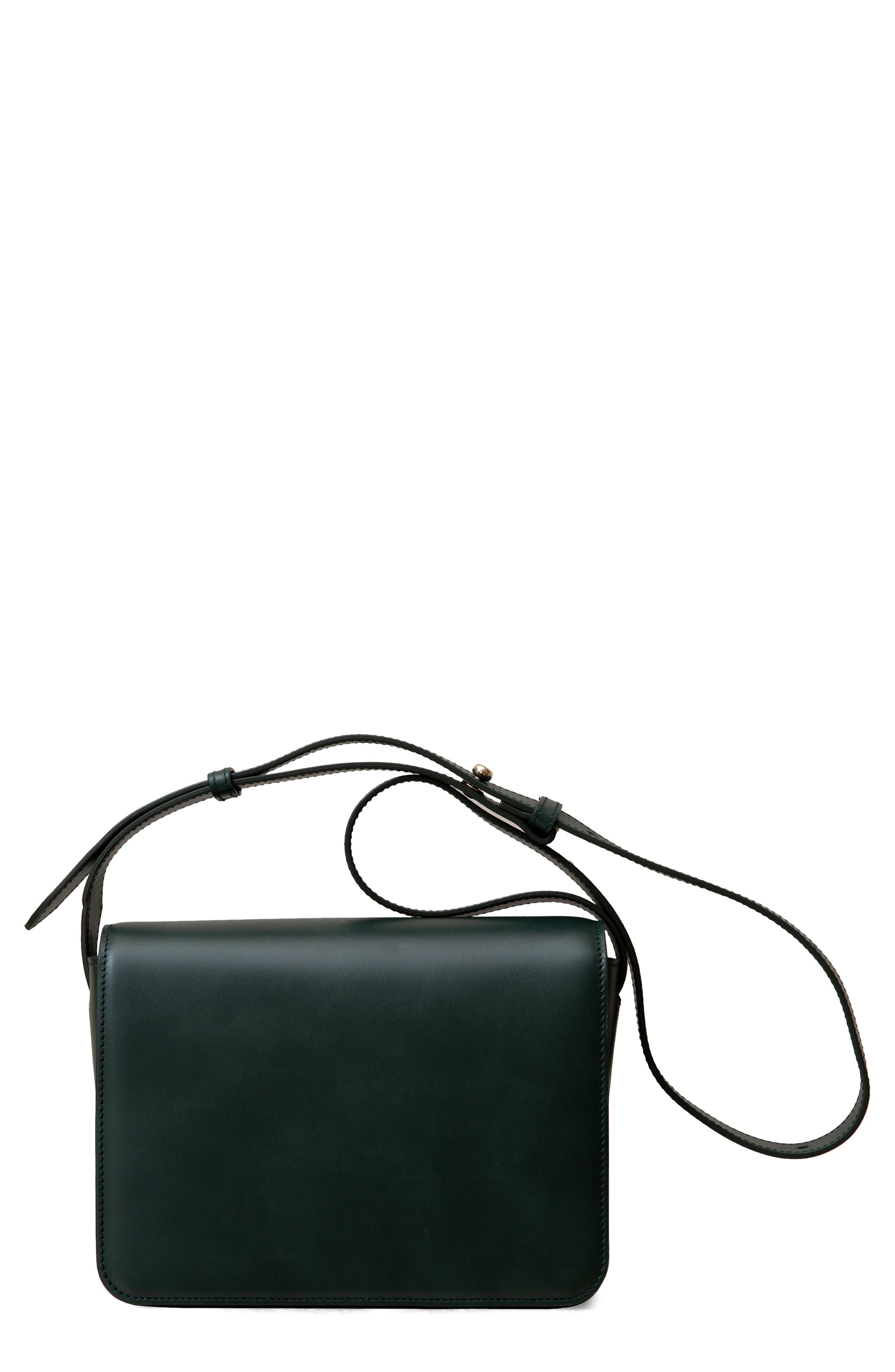 Annika Leather Crossbody Bag, Main, color, VITELLO BOSCO