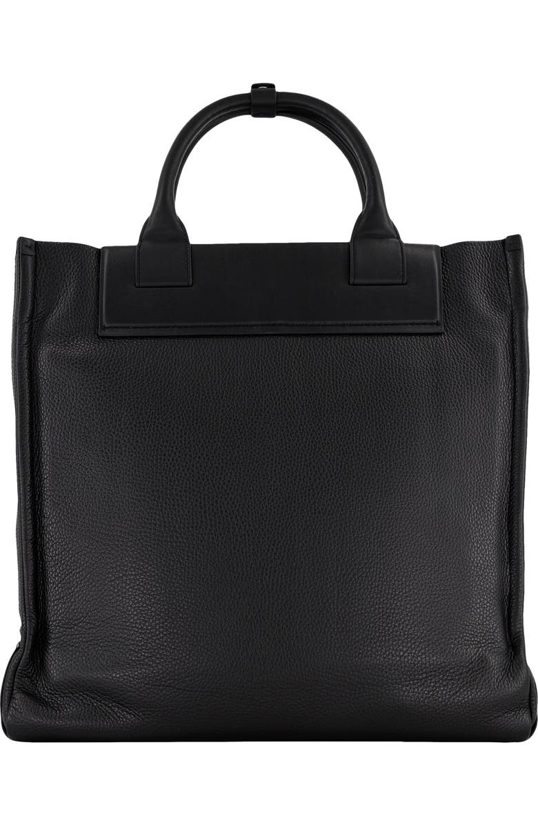 Vince Nordhelm Leather Tote, Alternate, color, Black