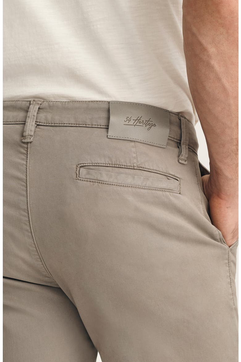 Arizona Slim Fit Flat Front Twill Chino Shorts, Alternate, color, DRIFTWOOD TWILL