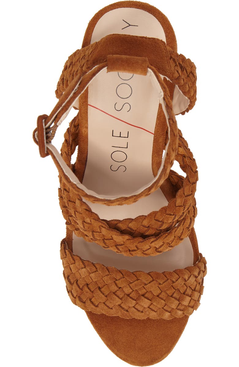 Sole Society Evelina Block Heel Sandal, Alternate, color,