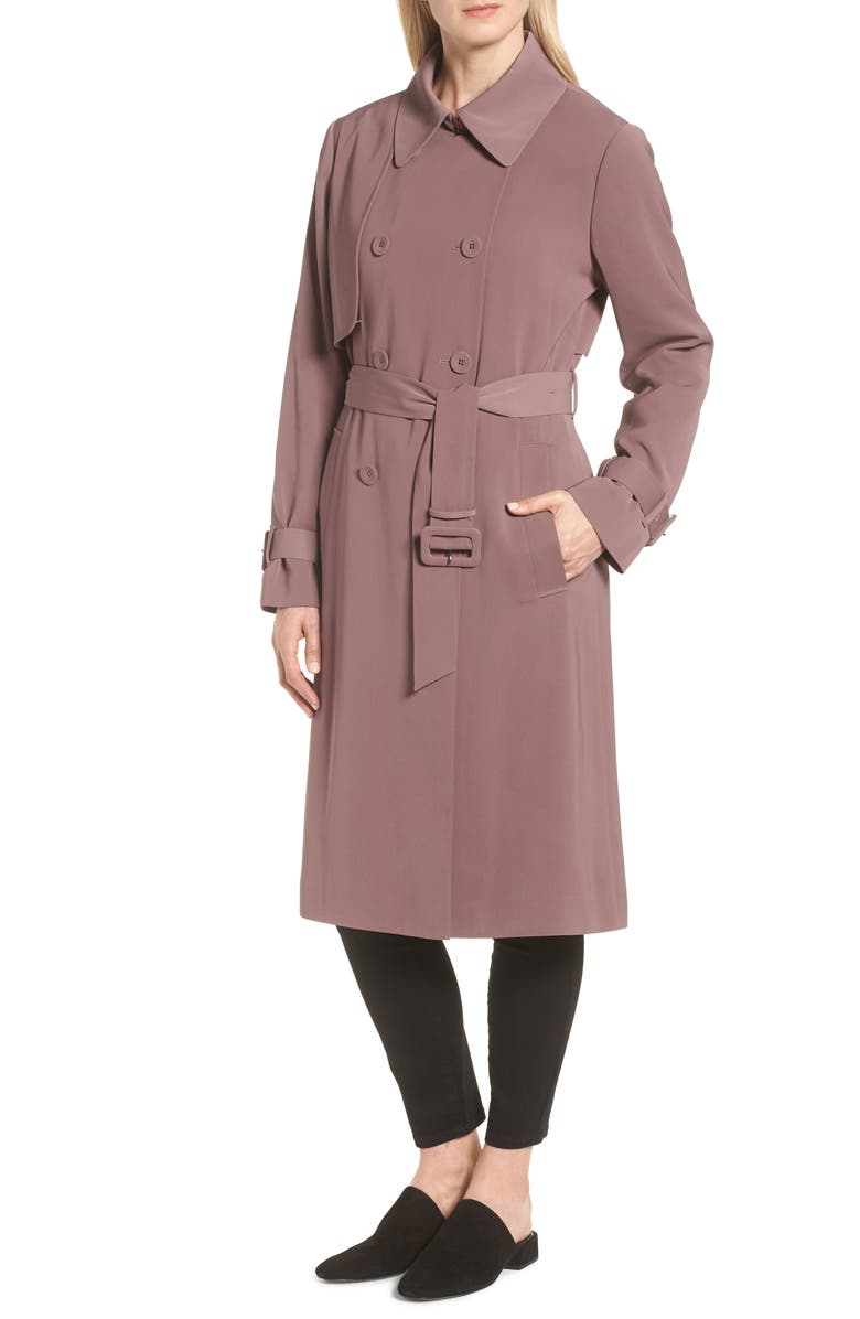 London Fog Modern Trench Coat, Alternate, color,