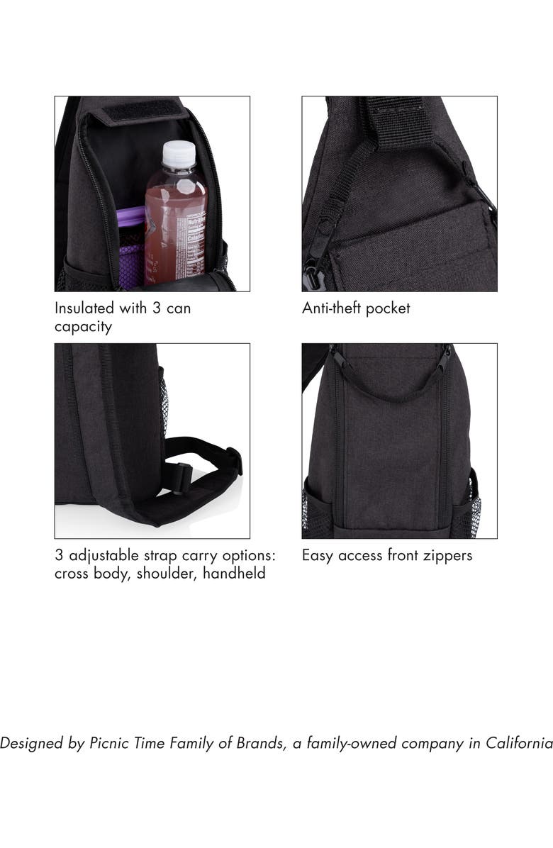 Oniva Strider Crossbody Cooler Sling Bag, Alternate, color, Black