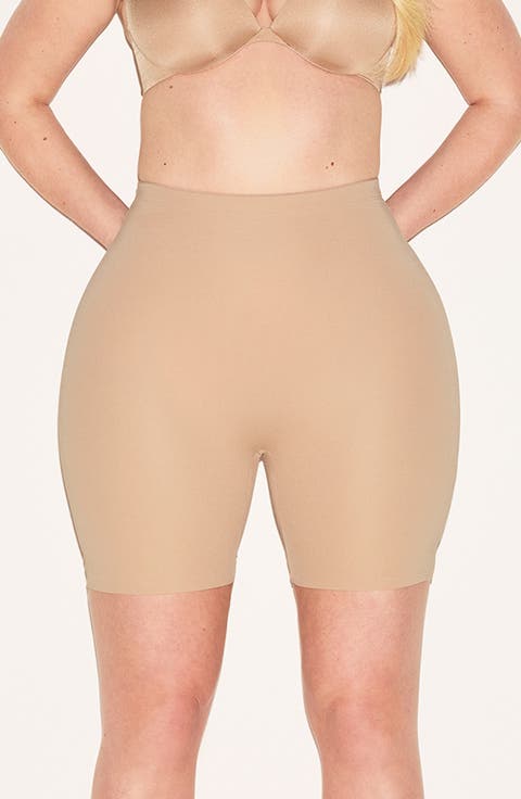 Hip Enhancing Mid Thigh Padded Shorts (Regular & Plus)