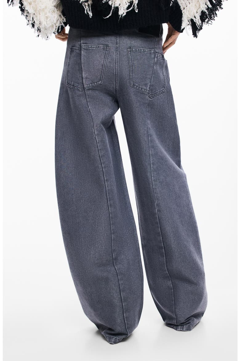 Wide Leg Jeans, Alternate, color, GREY