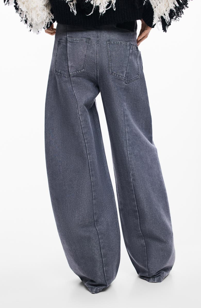 Desigual Wide Leg Jeans, Alternate, color, Grey