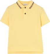 Burberry Cotton Pique Polo Shirt