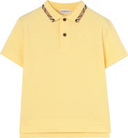 Burberry Cotton Pique Polo Shirt