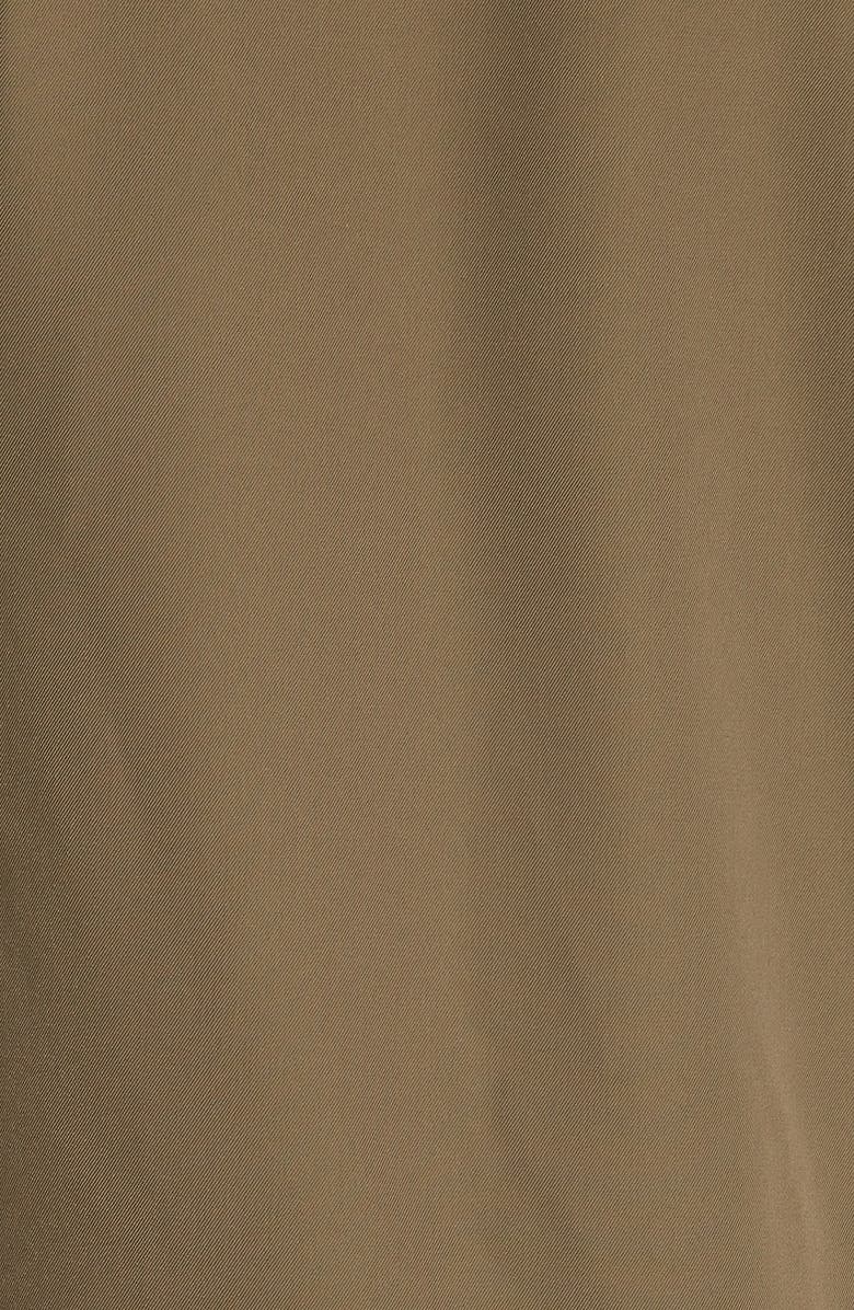 MM6 Maison Margiela Drape Front Stretch Twill Shirt, Alternate, color,