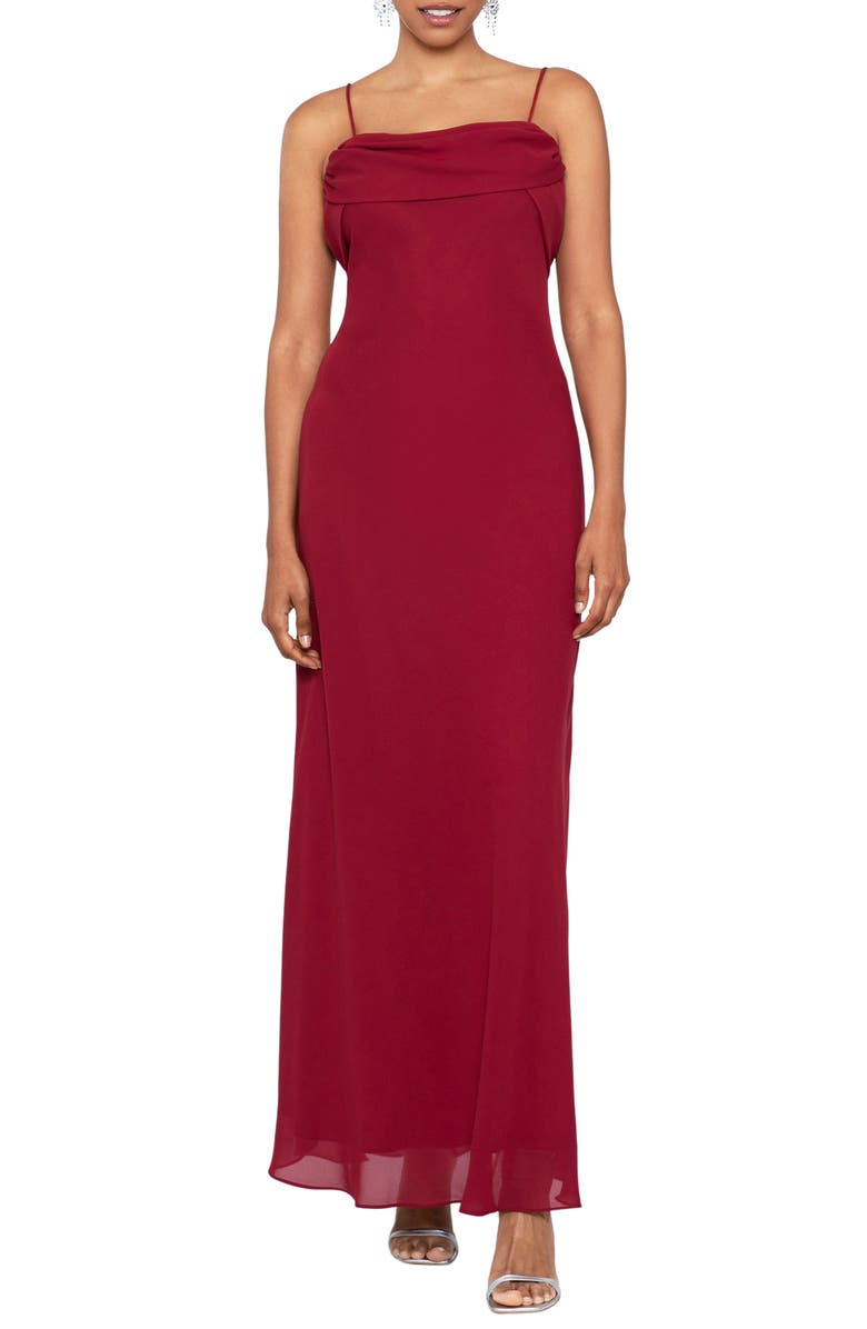 Betsy & Adam Georgette Gown, Main, color, 