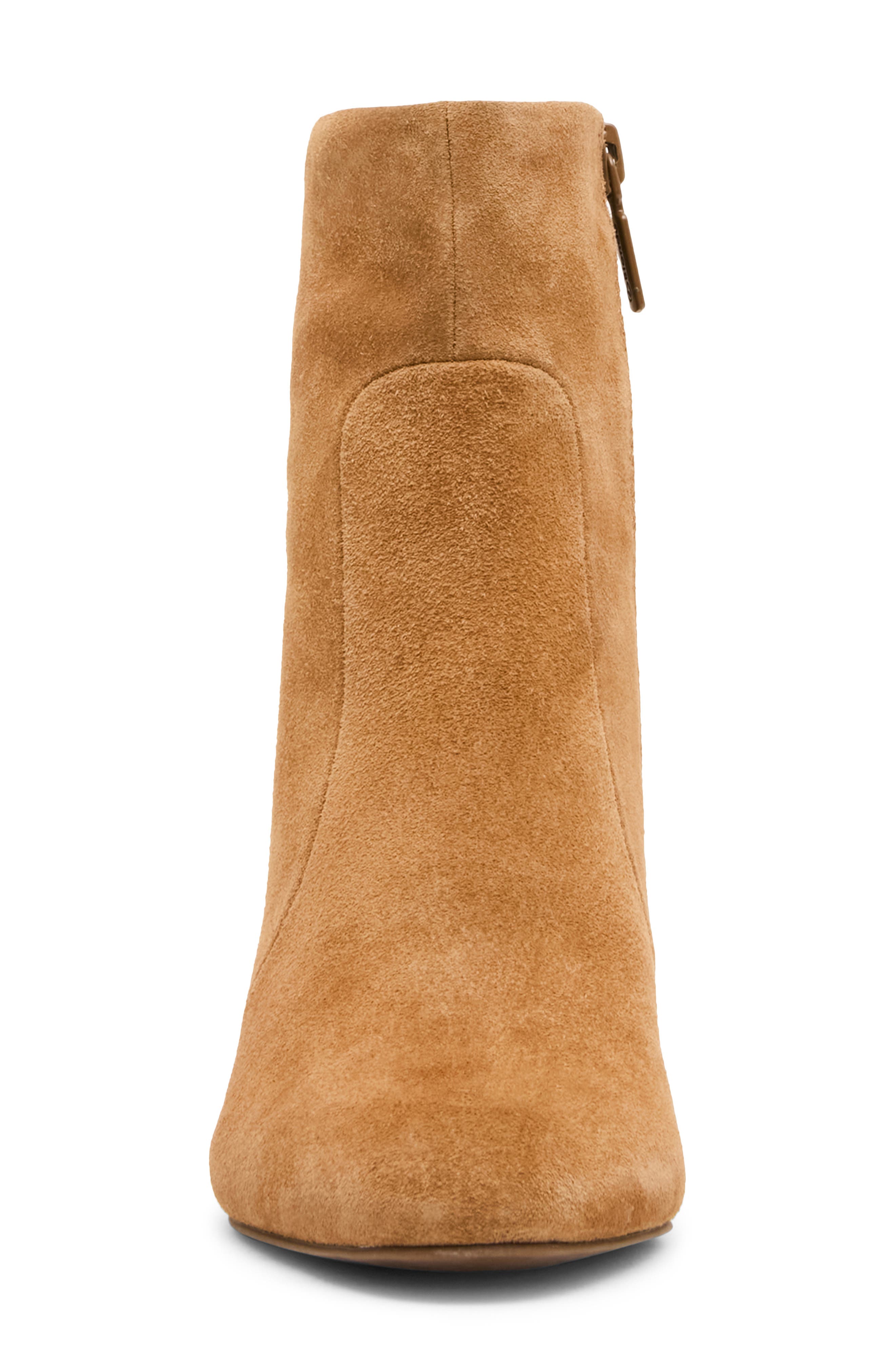 Mara Waterproof Bootie, Alternate, color, CAMEL SUEDE
