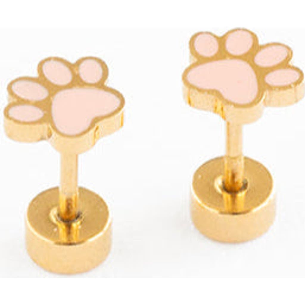 PIP POP PIP POP PAW PRINT STUD EARRINGS