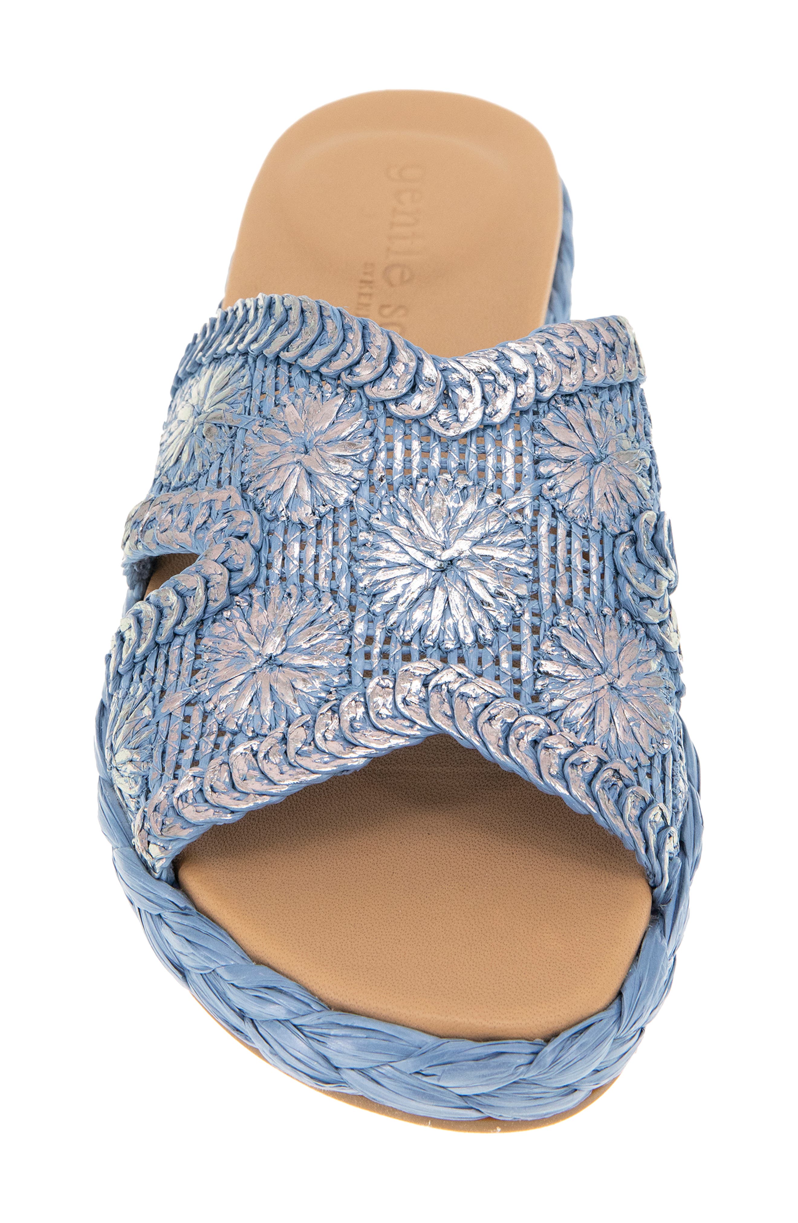 Gentle Souls Tristan Woven Raffia Sandal, Alternate, color, 