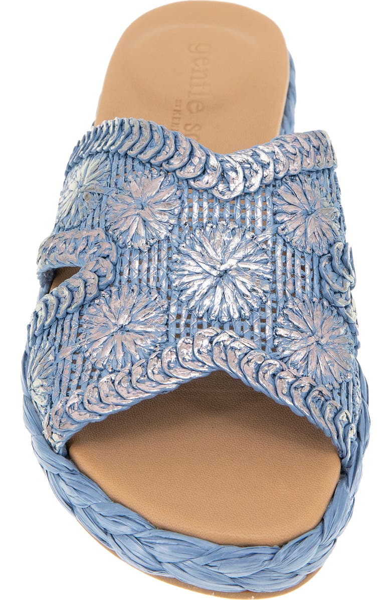 Gentle Souls Tristan Woven Raffia Sandal, Alternate, color,