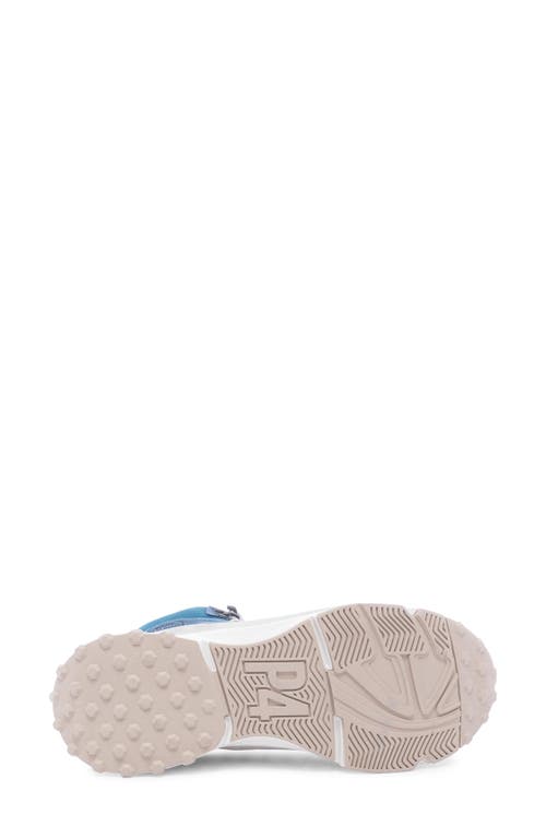 P448 Viking High Top Sneaker In Blue-sand