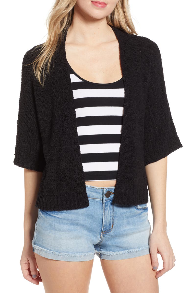 BP. Open Crop Cardigan, Main, color,