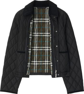 BURBERRY｜DOWN JACKETS (Diamond quilting nylon cropped j Designer Quilted Jackets for Women | Burberry® Official