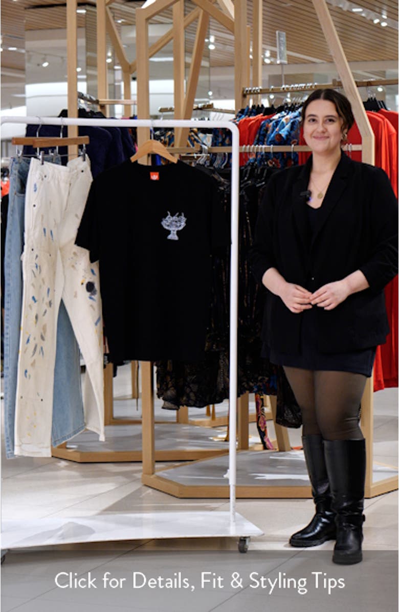 Fountain Cotton Graphic T-Shirt, sales video thumbnail