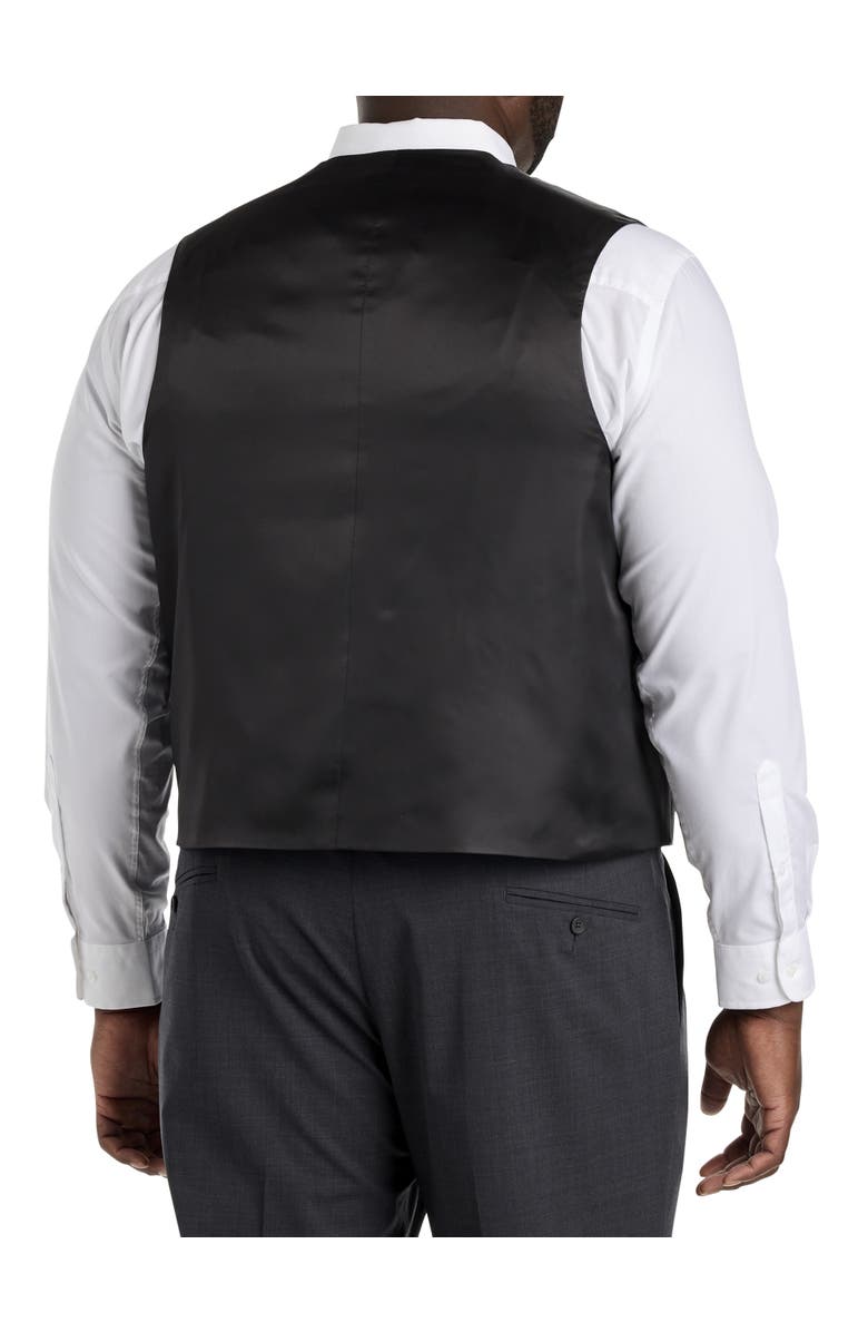 Oak Hill by DXL Big 
Tall Perfect Fit Vest, Alternate, color, Charcoal