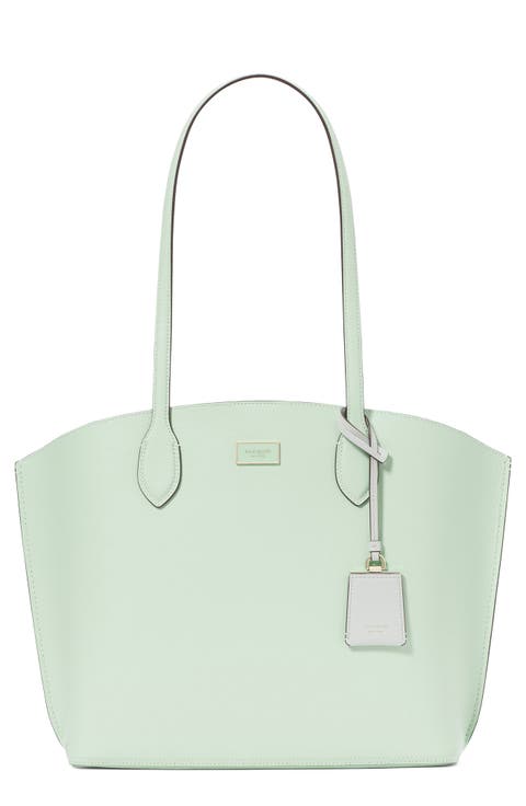 large suite leather tote