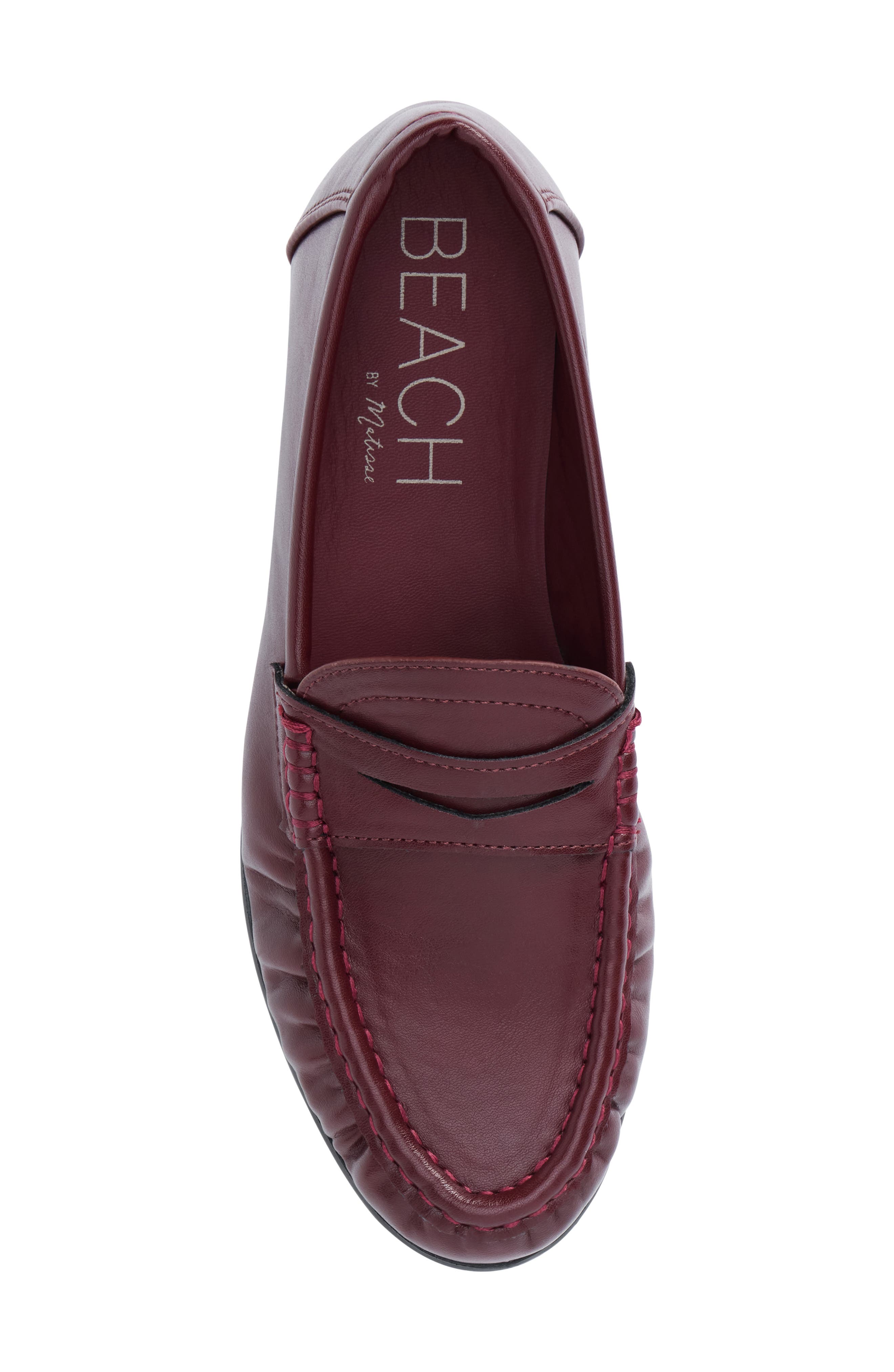 Carlton Penny Loafer, Alternate, color, BURGUNDY