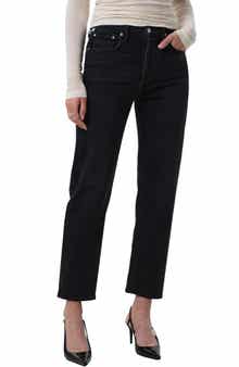 Delfina High Waist Straight Leg Jeans