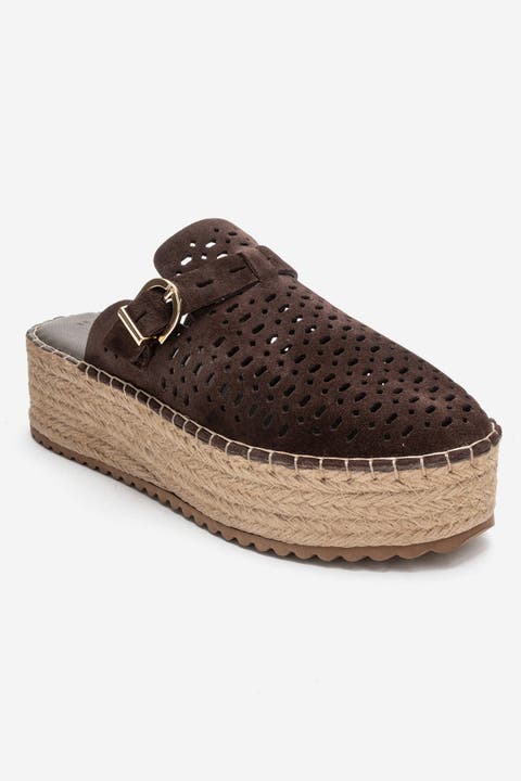 Louis Leather Platform Sandal