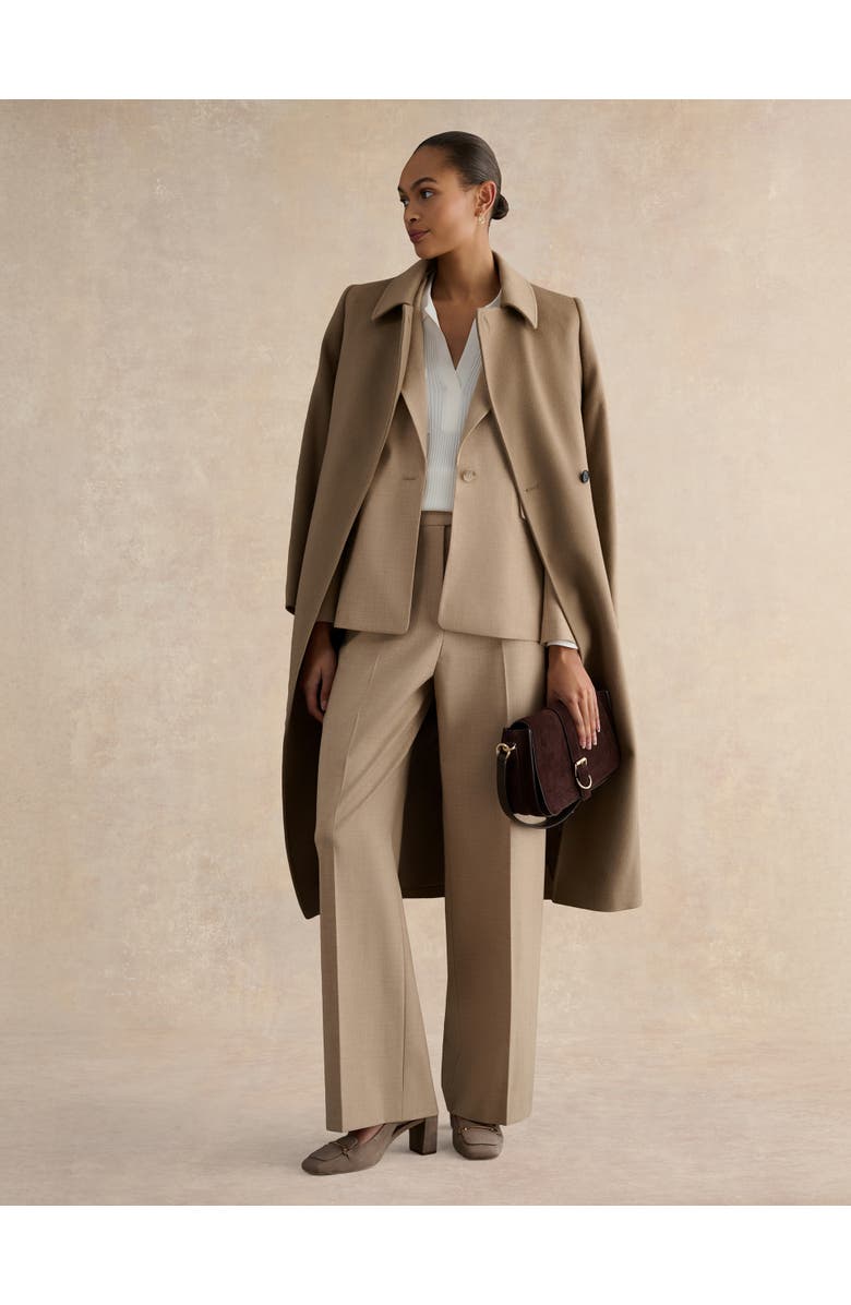 HOBBS LONDON Ashleen Single-Breasted Blazer, Alternate, color, Neutral