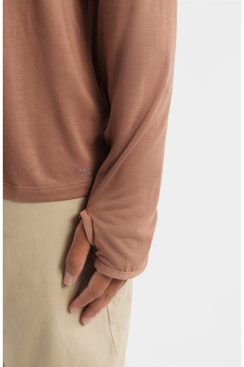 Camouflage Lightweight UPF 20+ Hoodie, Alternate, color, NUTMEG