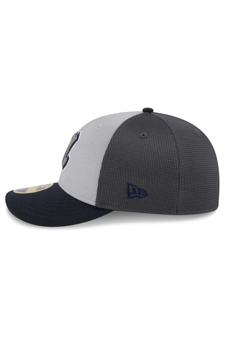 New Era Men's New Era  Gray/Navy Atlanta Braves 2025 Batting Practice Low Profile 59FIFTY Fitted Hat, Alternate, color, 