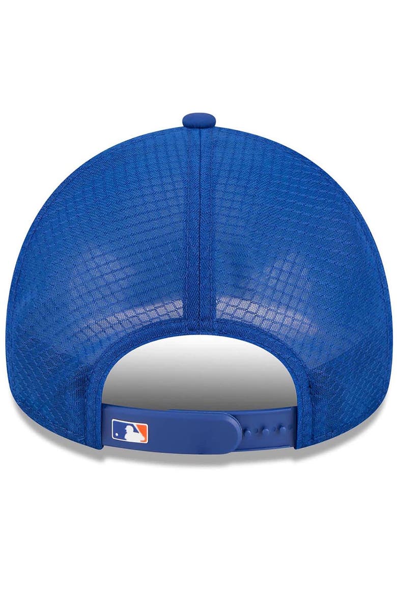 New Era Men's New Era Royal New York Mets 2026 Batting Practice Apex 9FORTY Adjustable Trucker Hat, Alternate, color, Royal
