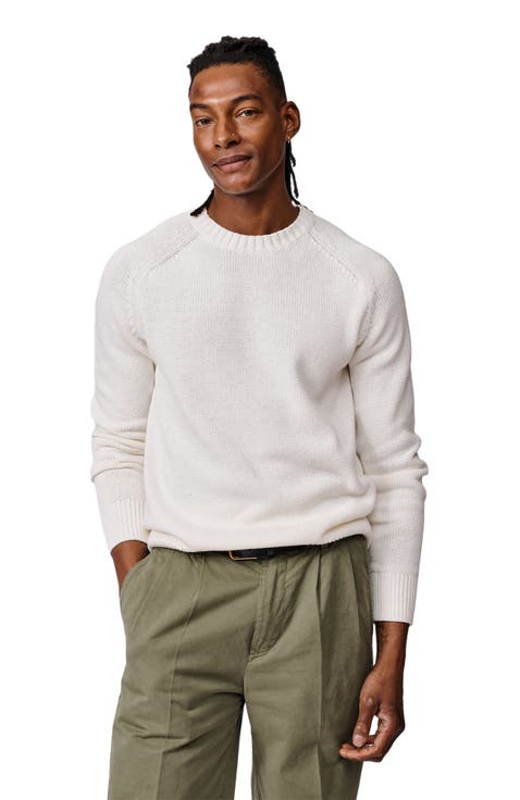Lacey Cotton Linen Crew Neck Jumper