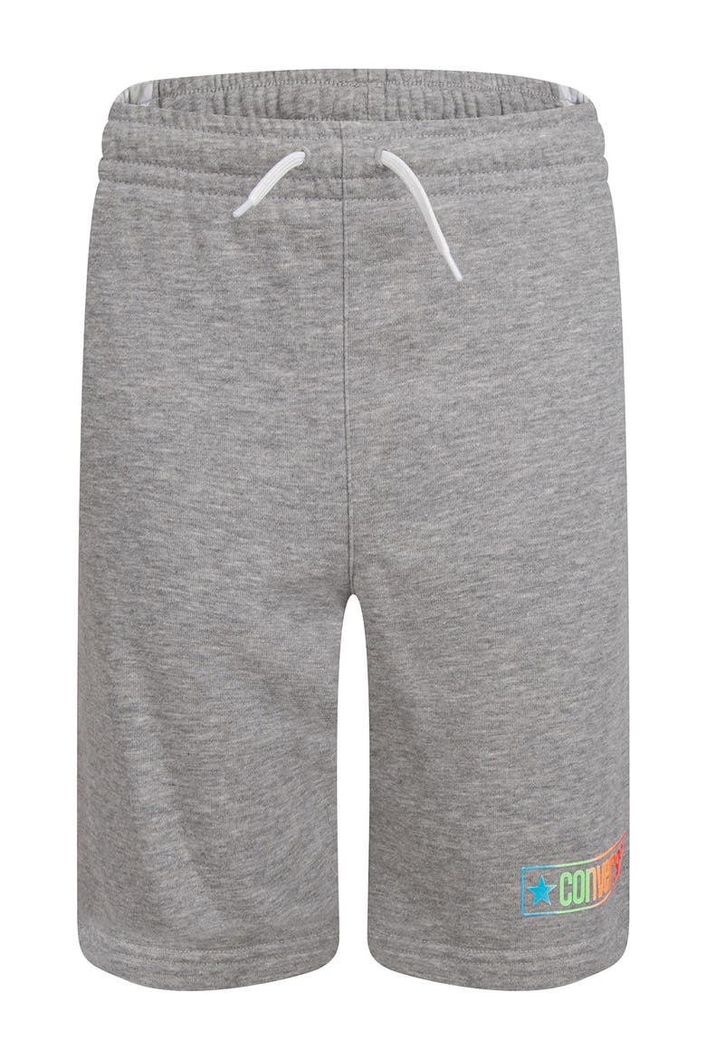 Converse Checker Print Panel Terry Shorts | Nordstromrack