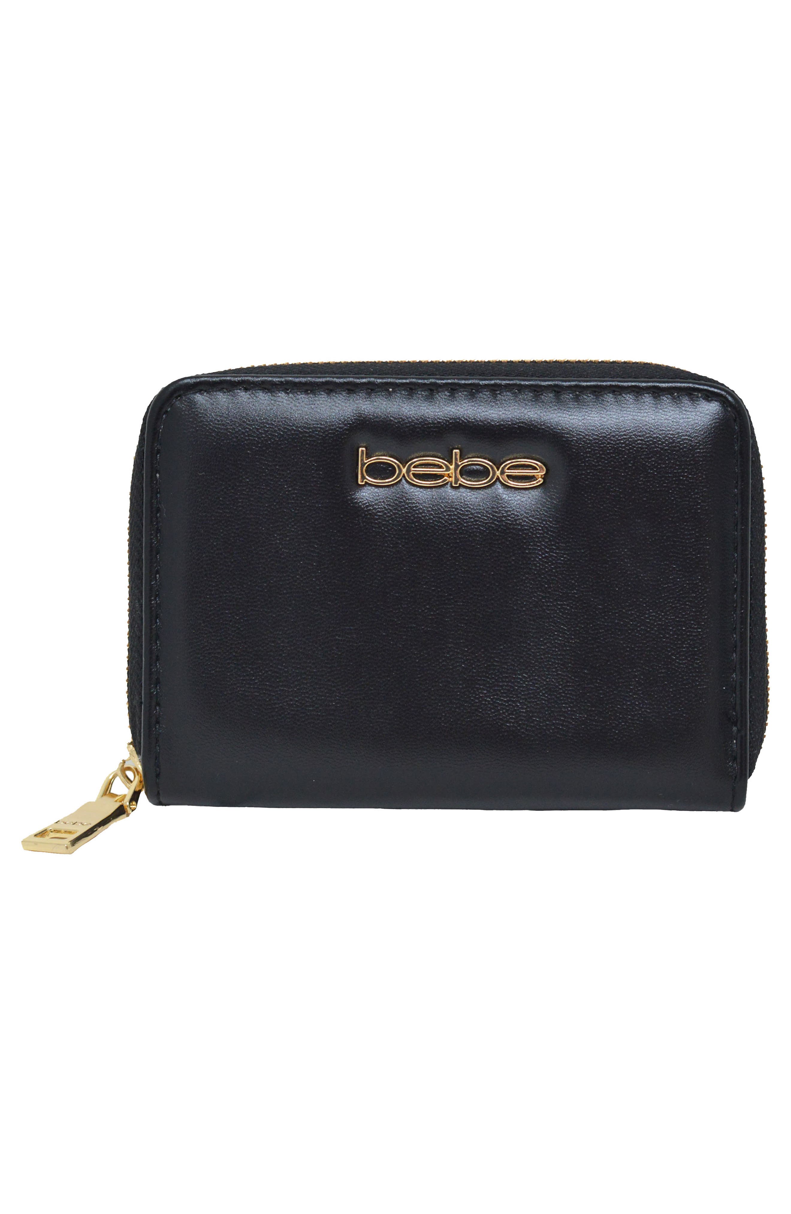 bebe Luca Camera Crossbody Bag with Wallet, Alternate, color, Black