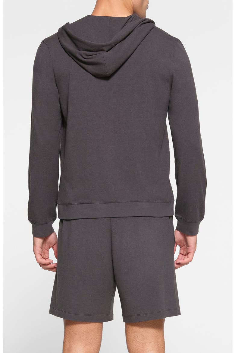 Jersey Lounge Zip Hoodie, Alternate, color, ASH