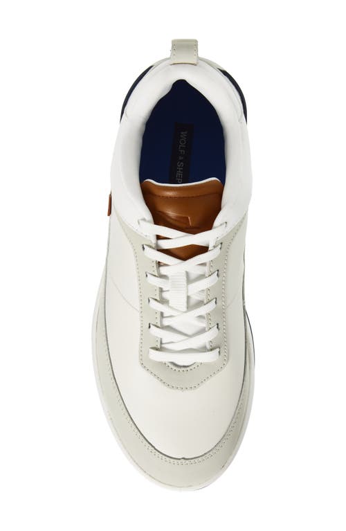 Wolf & Shepherd Baller Sport Sneaker In White