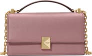 Kate Spade New York deco pebble leather convertible crossbody bag