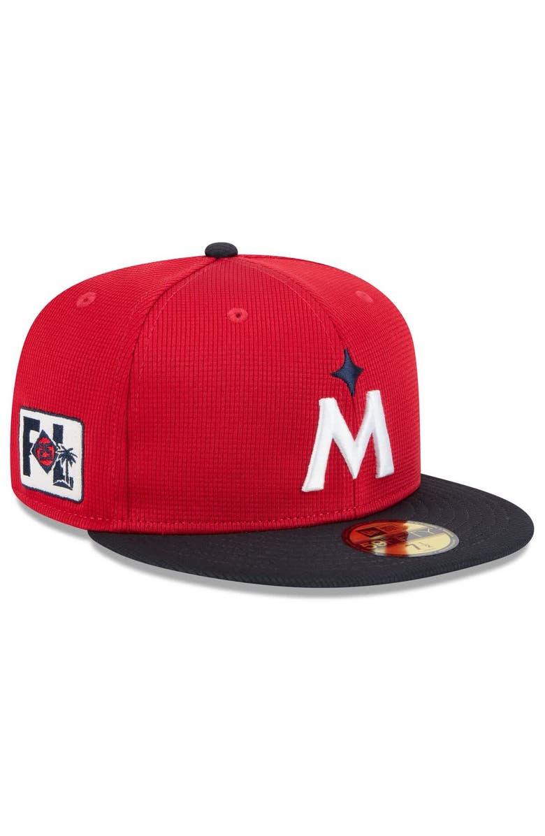 New Era Men's New Era  Red/Navy Minnesota Twins 2025 Spring Training 59FIFTY Fitted Hat, Main, color, 