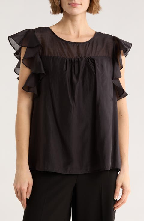Flutter Sleeve Top