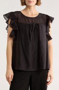 Ted Baker Flutter Sleeve Top