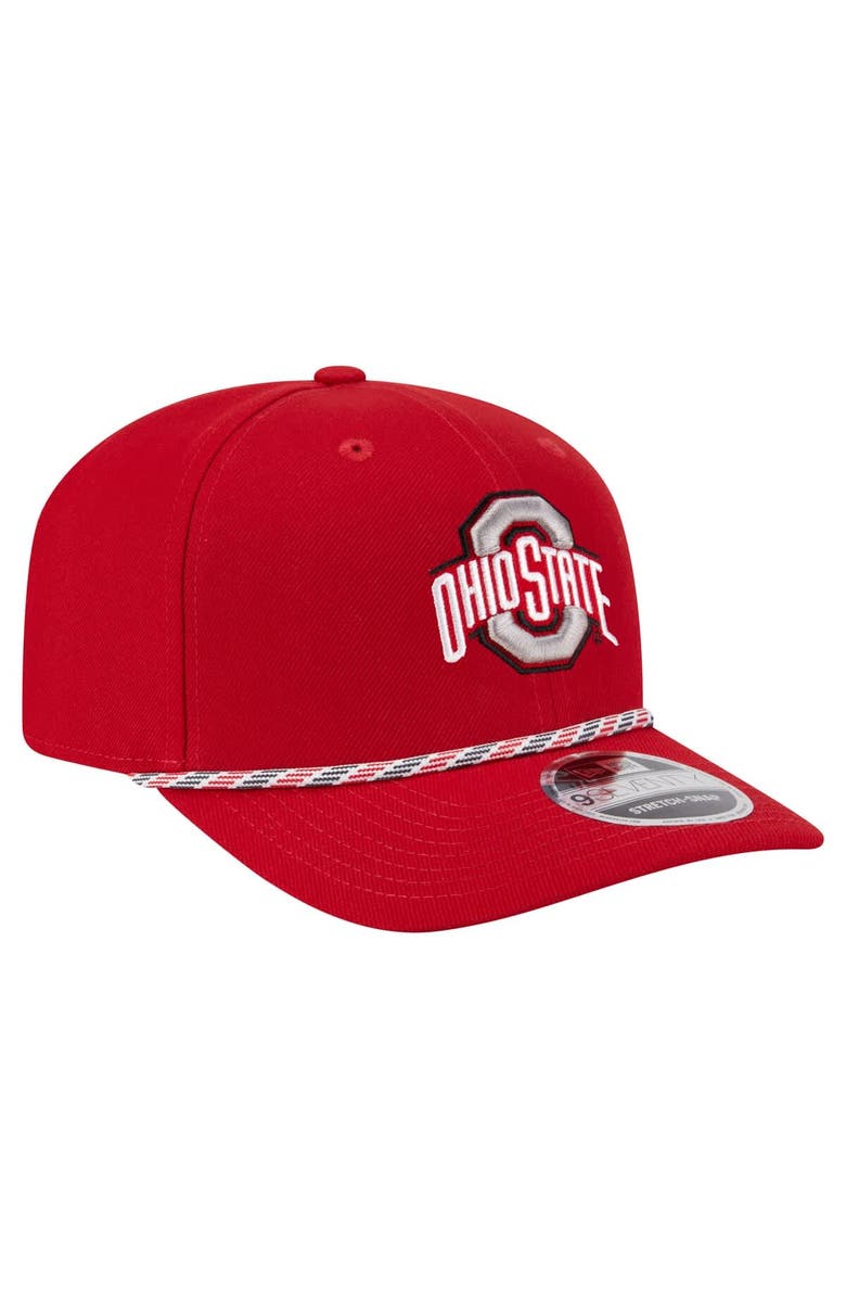 New Era Men's New Era Scarlet Ohio State Buckeyes Game Day Multi-Rope 9SEVENTY Stretch-Snap Hat, Alternate, color, Scarlet