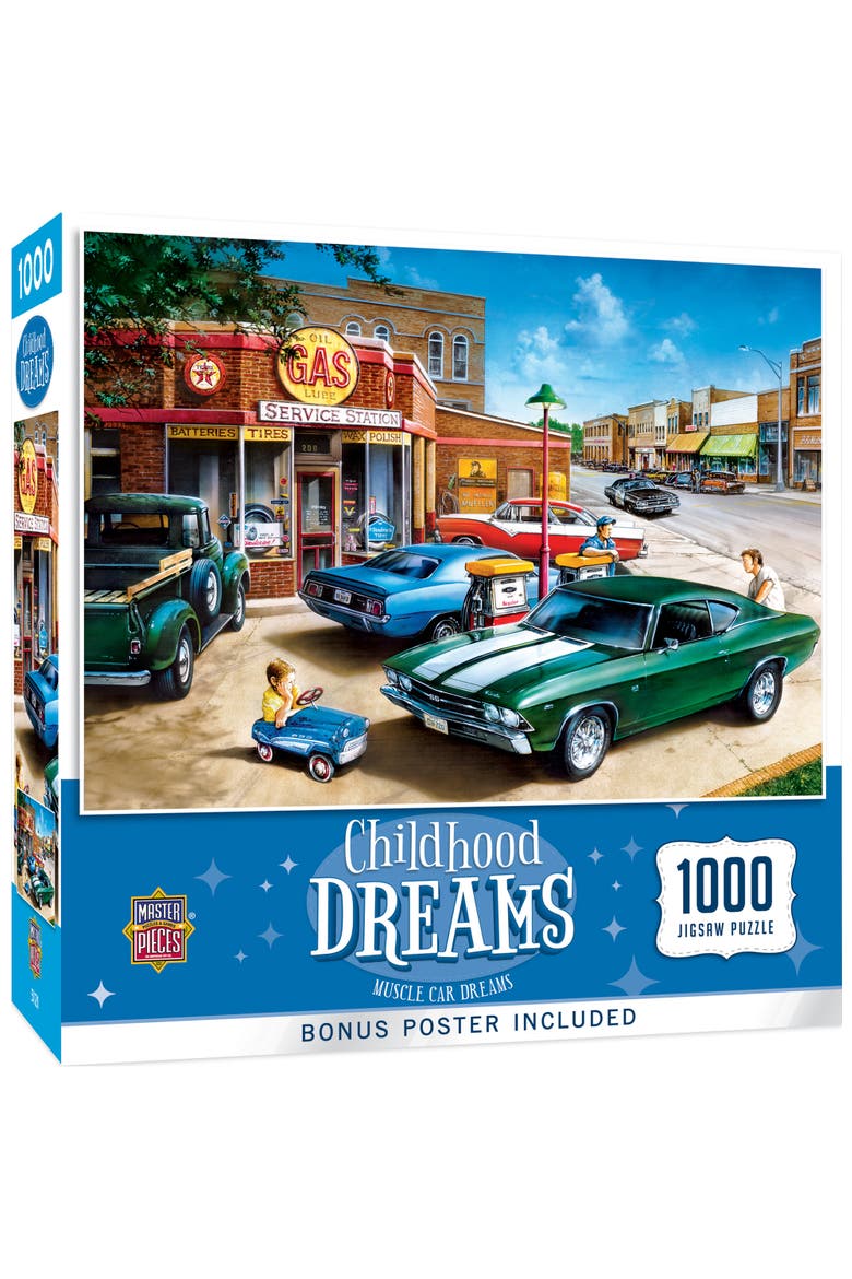 Muscle Car Dreams 1000pc Jigsaw Puzzle, Main, color, Multicolor