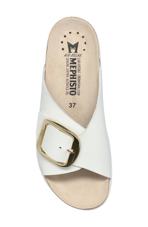 Mephisto Hariana Slide Sandal In White