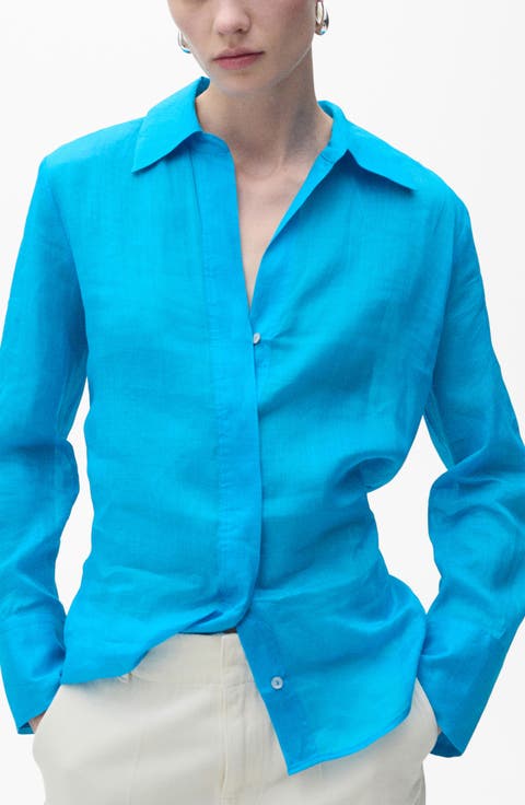 特別価格 Women's Nordstrom | Tops MANGO シャツ+ブラウス(長袖+七分)
