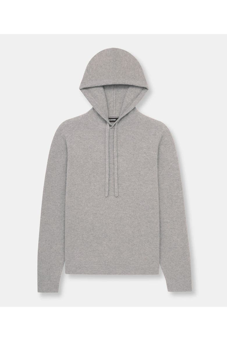 Signature Cashmere Hoodie, Alternate, color, Cement